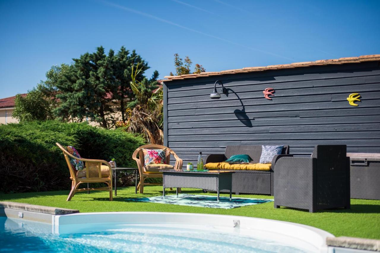Chambre Merlot, Piscine Et Spa, Proche St Emilion Lugon et l'Ile du Carney ภายนอก รูปภาพ